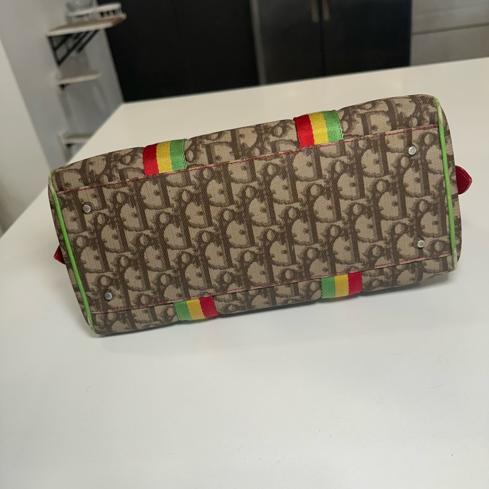 RARE DIOR RASTA MONOGRAM BOSTON BAG - Picture 7 of 12